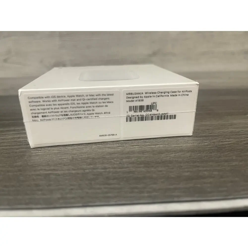 Apple AirPods Wireless Charging Case A1938 MR8U2AM/A OEM Factory Sealed New